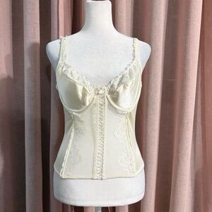 Secret Treasures Lace Corset Top Sz 36C Y2k